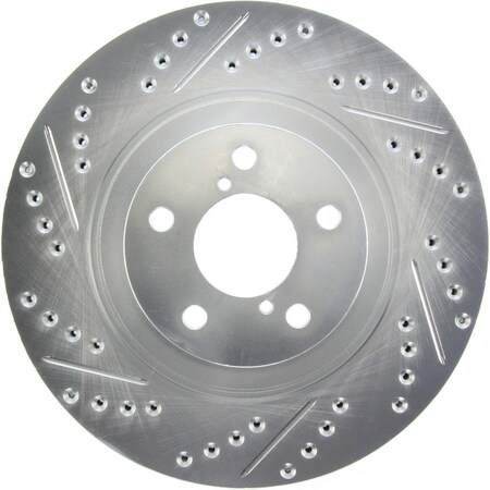 Centric Parts Select Drilled/Slotted Brake Rotor, 227.47021R 227.47021R